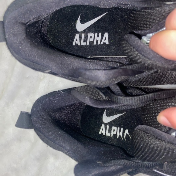 Nike Alpha Menace Pro Mid TD Size 13 Mens Black Football Cleats - Picture 5 of 6